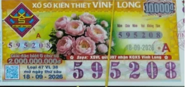 Cà Mau - Vé số uy tín