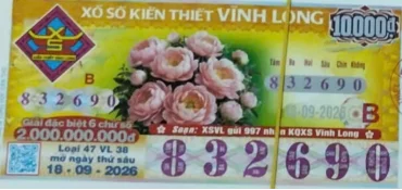 Cà Mau - Vé số uy tín